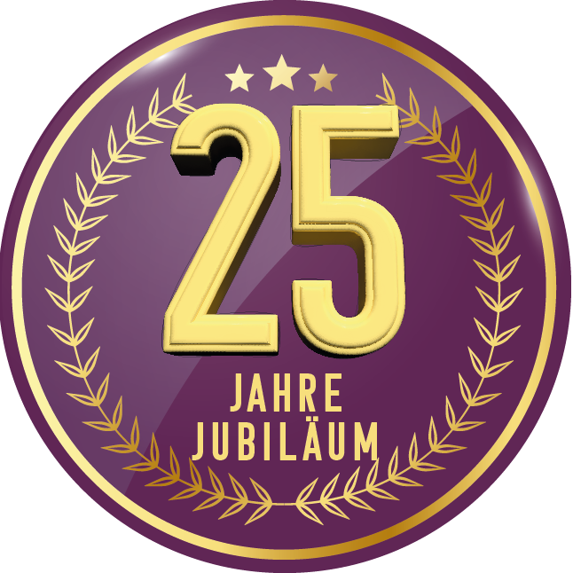 25 Jahre Jubiläum 25 Jahre Jubiläum